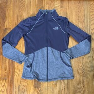 North Face Women's Cinder Midline Blue Zip Track‎ Jacket Purple size Small